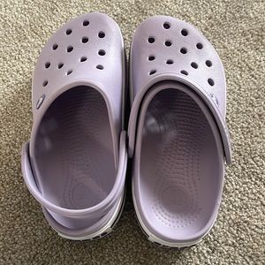 NEW purple crocs